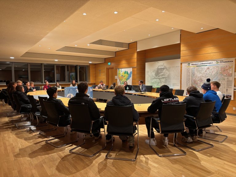 Die Gelegenheit zum Austausch mit den Bürgermeistern intensiv genutzt