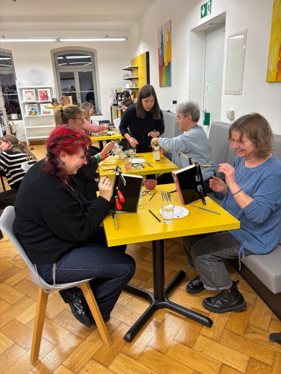 Büchereijubiläum_Workshop Farbschnitt Büchereijubiläum_Workshop Farbschnitt