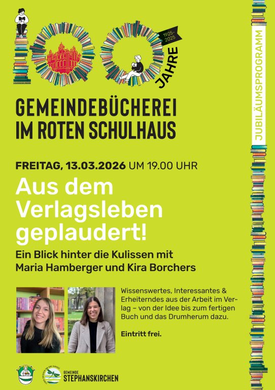 Aus dem Verlagsleben geplaudert