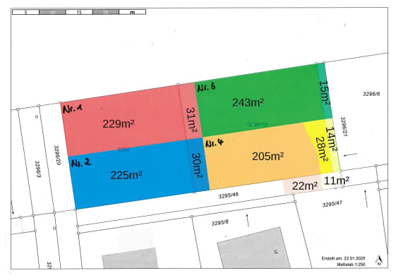Plan DHH Grundstück quer